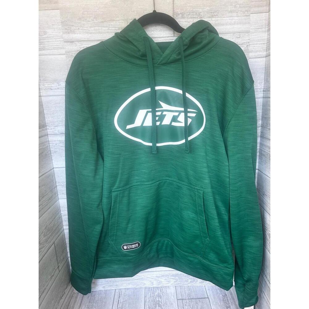 NFL Team Apparel New York Jets Combine Hoodie Men’s Sz M FREE SHIPPING!! NWT
